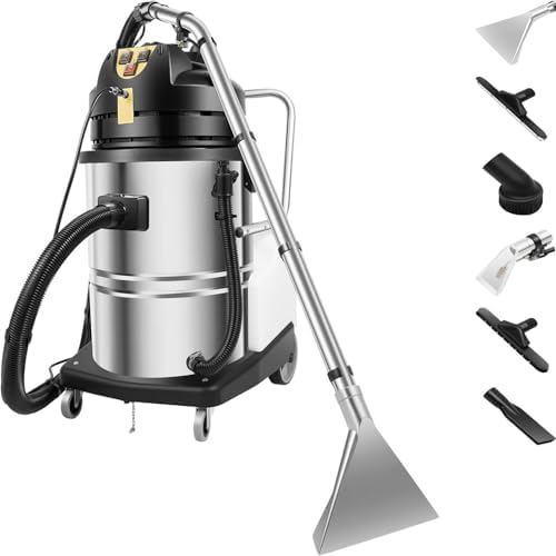Sofa, 1000 W, Grau, 3-in-1 Teppichreiniger, tragbarer Nass- und Trockensauger für Tiefenreinigung von, Polstern
