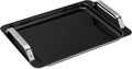 WMF Backofen, 41 x 30 x 6 cm, Schwarz/Silber, Fusiontec 3in1 Grillplatte Induktion, Teppanyaki Platte, große Oberfläche