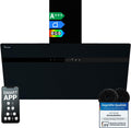 KKT KOLBE Dunstabzugshaube, 90 cm, Schwarz, A+++ 782 cbm/h Kopffreie Wandhaube Edelstahl es Glas WLAN