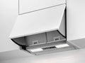 AEG Dunstabzugshaube, 266 m, 67 dB, 56 cm, Grau, DEB2531S Einbau- / Abluft oder Umluft / / / max. ³/h / min., max. (A) / D / Schiebeschalter /