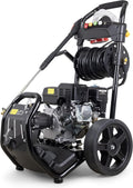 ViMa24 Hochdruckreiniger, 170 bar, Schwarz, Benzin VM-KR170D mit 7 PS Motor Arbeitsdruck, 5 Düsen, selbstansaugend