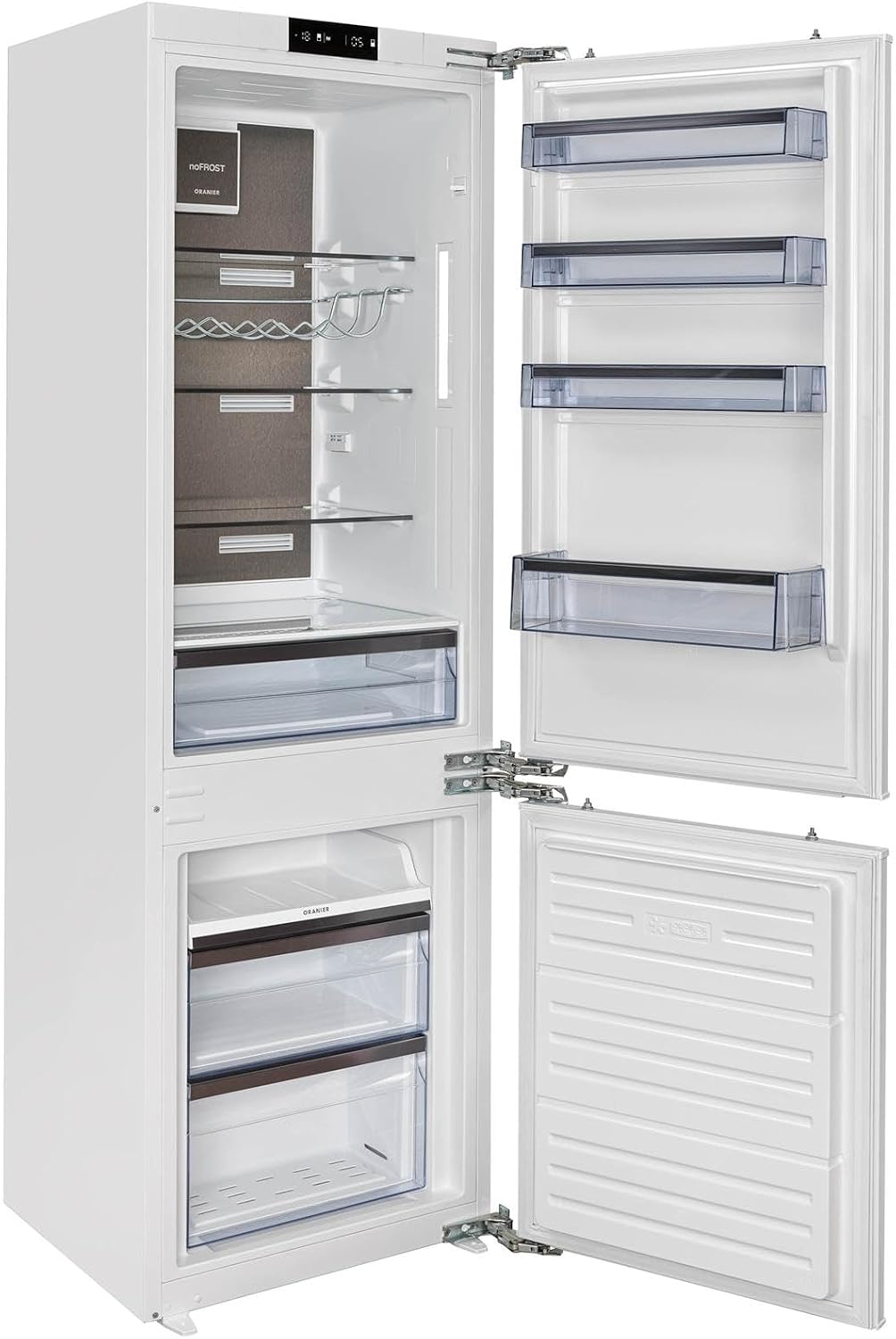 Oranier Kühlschrank, 170 Liter, 63 Liter, 178 cm, Weiß, Einbau Kühl-Gefrier-Kombi ca. EKG578 - integrierbarer