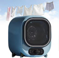 Wäschetrockner, 0,8 kg, 5,1 Kg, 450 W, Edelstahl, Silber/Blau, Mini-, Tragbarer Trockner, Mit Innenbehälter Aus Edelstahl
