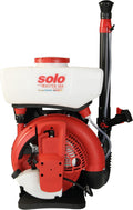 Solo Sprinkler, Rot/Weiß/Schwarz, Master 466 Evolution Sprühgerät mit 2 Takt Benzinmotor