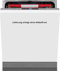 Exquisit Geschirrspüler, 60 cm, Silber, Einbau Vollintegriert - 14 Maßgedecke & Inox