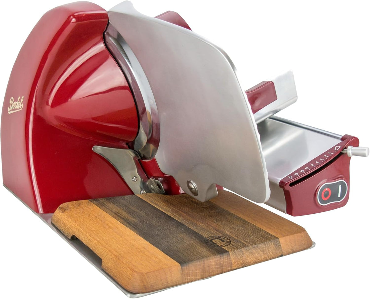 Palatina Werkstatt Allesschneider, Rot, Berkel - Elektrische Aufschnittmaschine Home Line 250