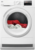 AEG Wärmepumpentrockner, 8 kg, Schwarz, Serie 7000 SensiDry - Schonendes & Energiesparendes Trocknen, neue EKK D