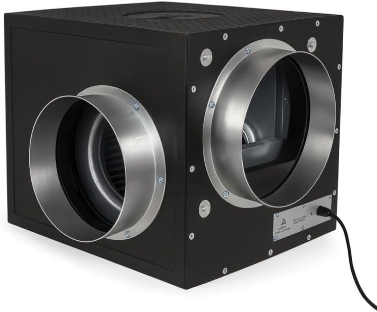 Weedness Belüftungsgeräte, Weiß, Grow Abluft Isolierte Absaugbox 2500 m3/h