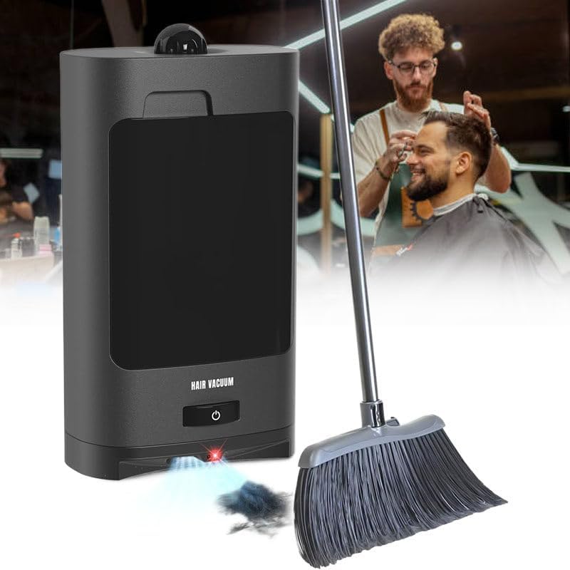 WEIMILOR Staubsauger, Schwarz, Professioneller automatischer Friseur, Ohne Beutel für Küchen, Friseure, Boutiquen