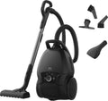 AEG Staubsauger, 69 dB, 12 m, 5 L, Schwarz, mit Beutel, Leise, HEPA‑Filter für Hygienisch Saubere Luft, Staubbeutel